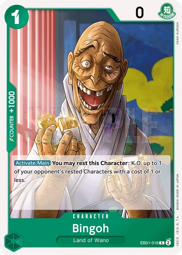 Bingoh (EB01-016) One Piece Card Game card