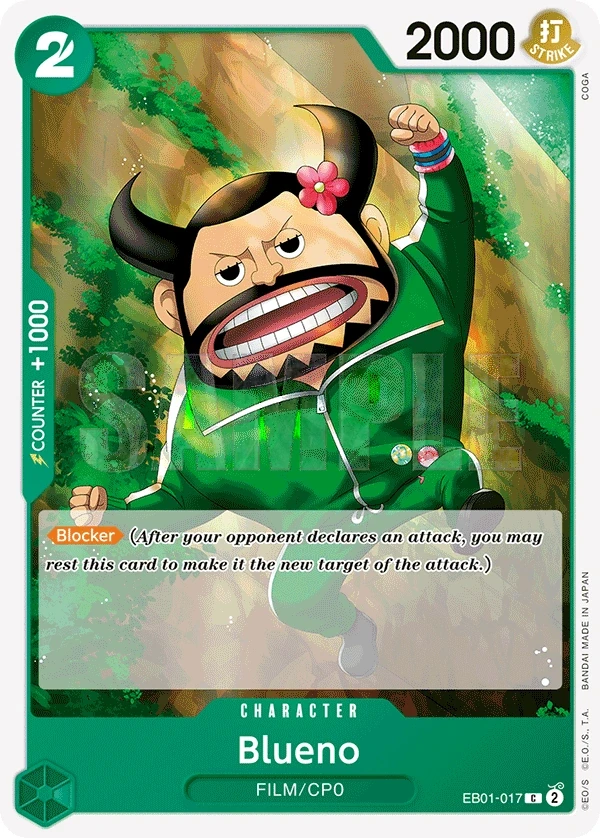 Blueno (EB01-017) One Piece card