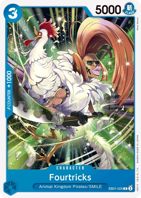 Fourtricks (EB01-025) One Piece Card Game card