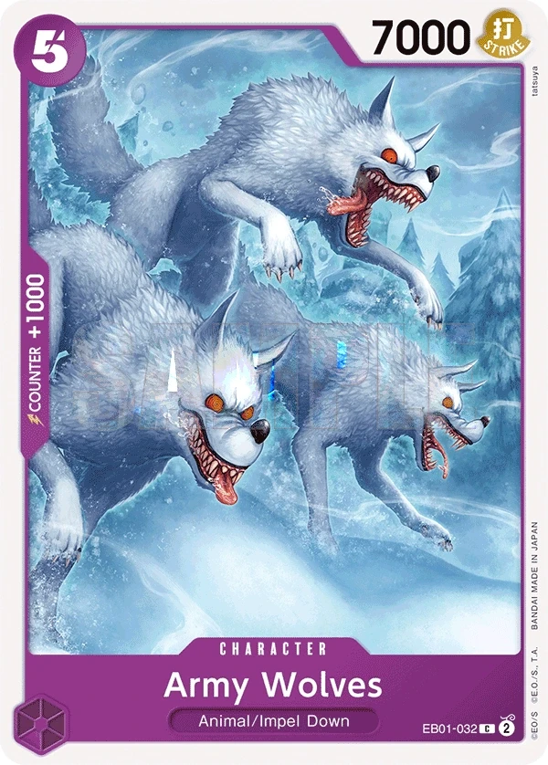Army Wolves (EB01-032) One Piece card