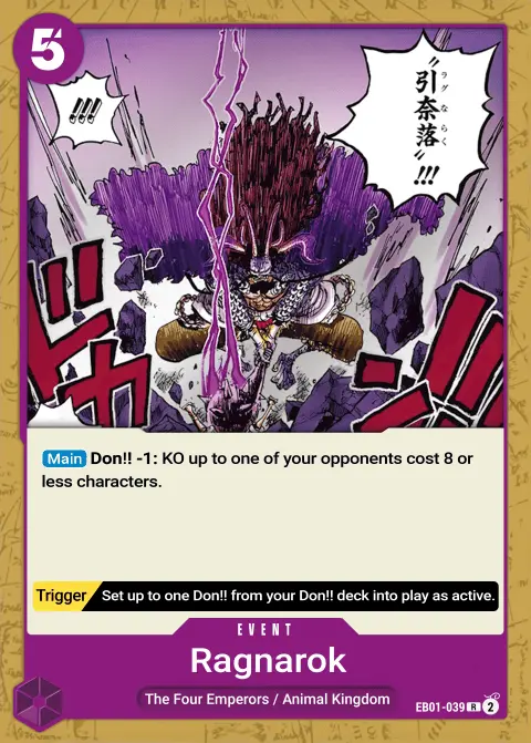 Conquerer of Three Worlds Ragnaraku (EB01-039) One Piece card