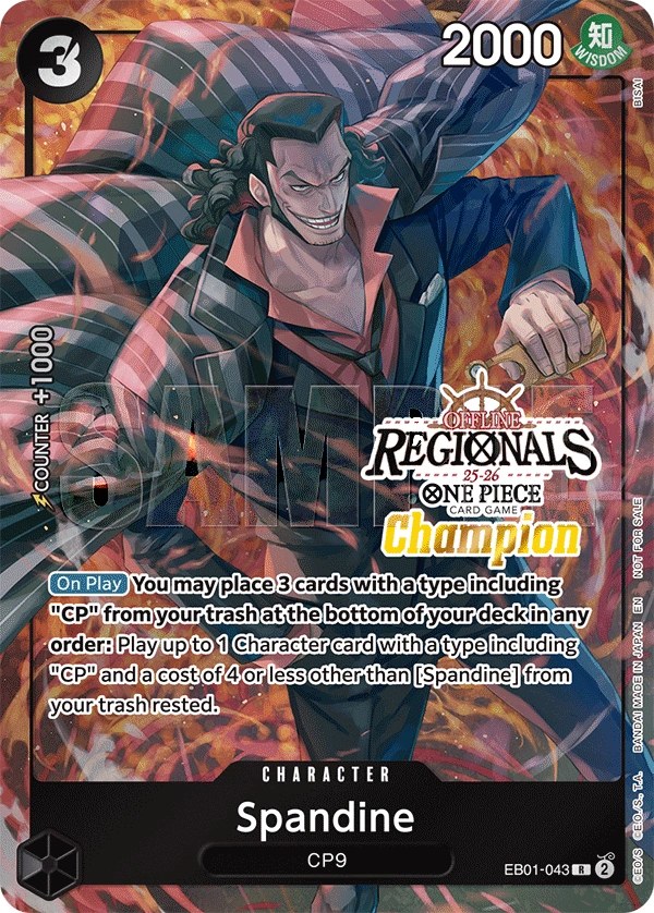Spandine (EB01-043_p3) Alt Art One Piece card