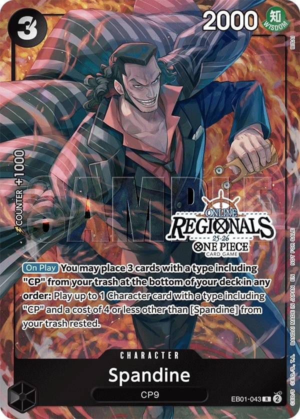 Spandine (EB01-043_p4) Alt Art One Piece card