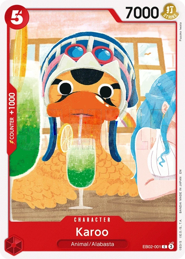 Karoo (EB02-001) One Piece Card Game card