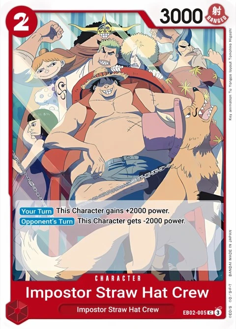 Fake Straw Hat Crew (EB02-005) One Piece Card Game card