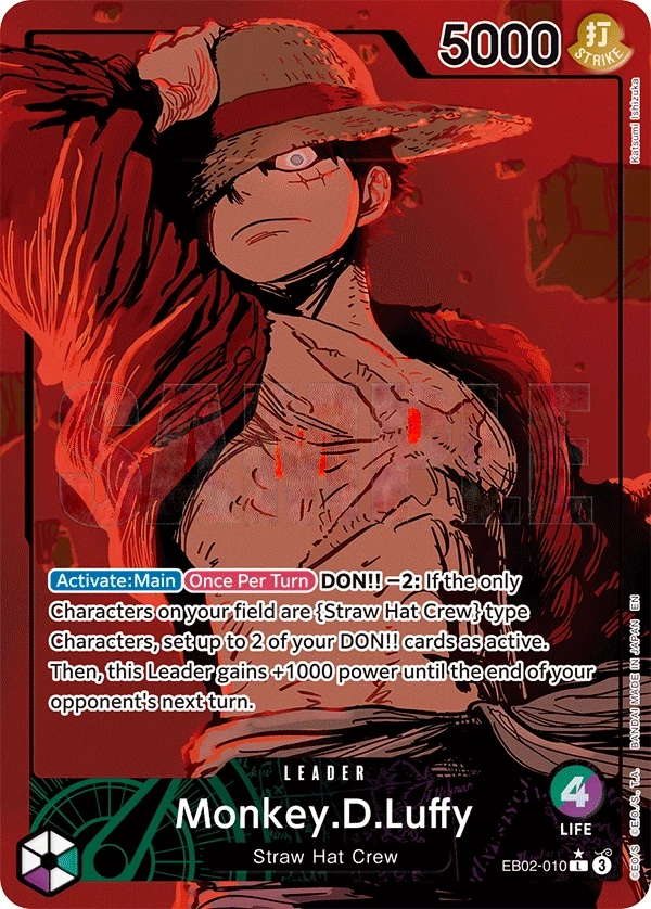 Monkey.D.Luffy (EB02-010_p1) Alt Art One Piece card
