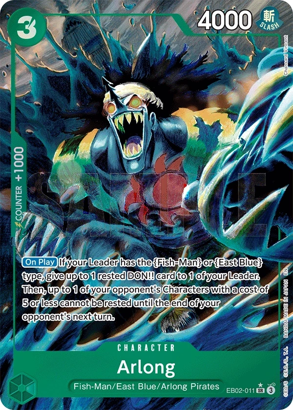Arlong (EB02-011_p1) Alt Art One Piece card