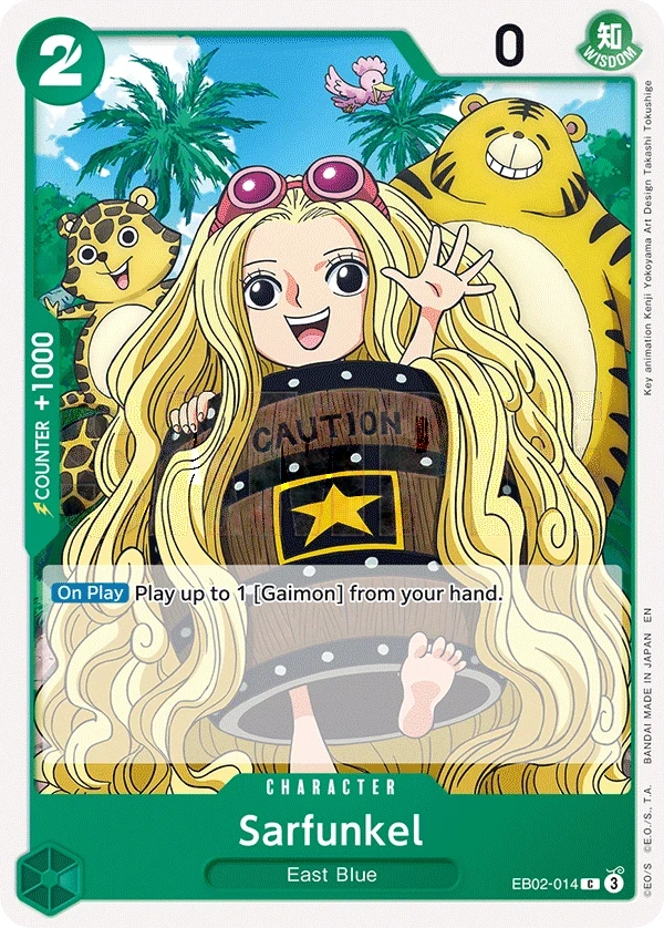 Sarfunkel (EB02-014) One Piece Card Game card