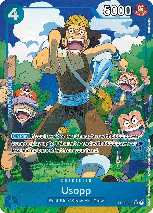 Usopp (EB02-022_p1) Alt Art One Piece card