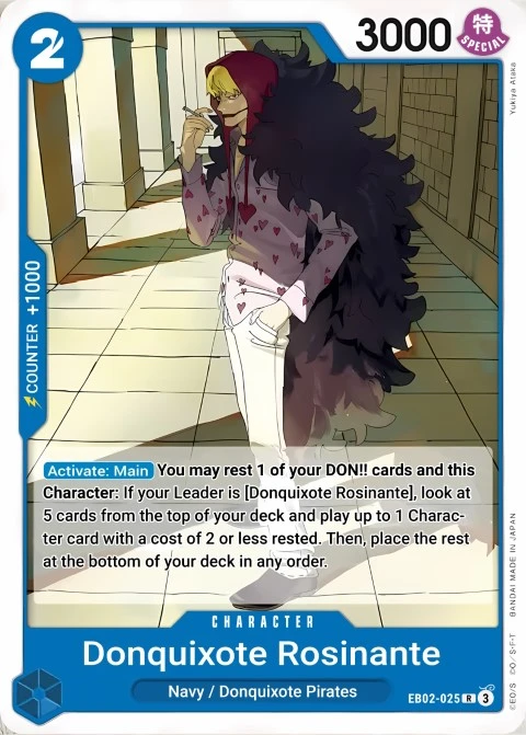 Donquixote Rosinante (EB02-025) One Piece card