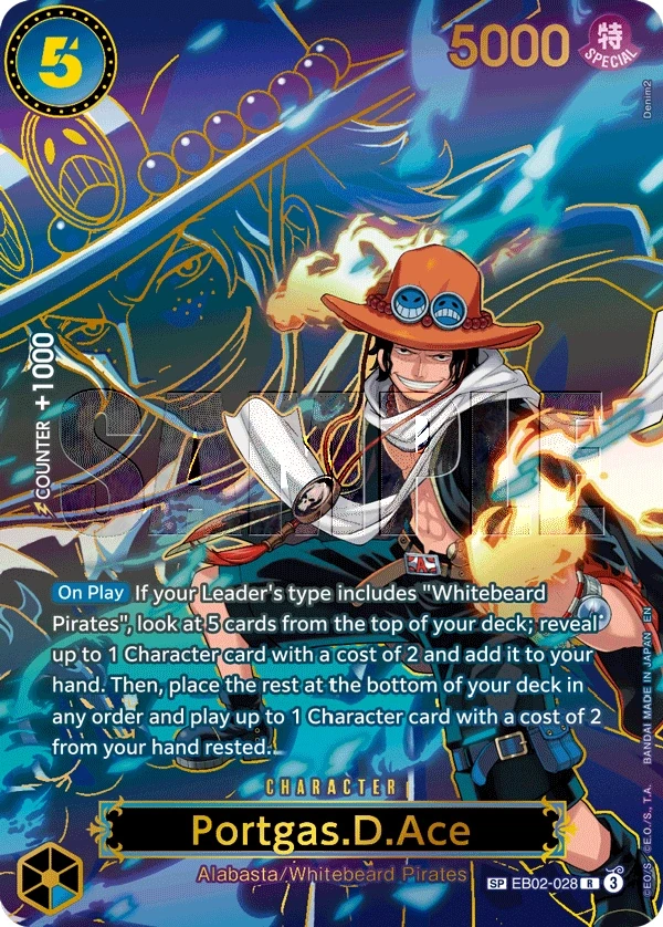 Portgas.D.Ace (EB02-028_p1) SP version