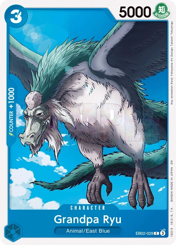 Grandpa Ryu (EB02-029) One Piece card