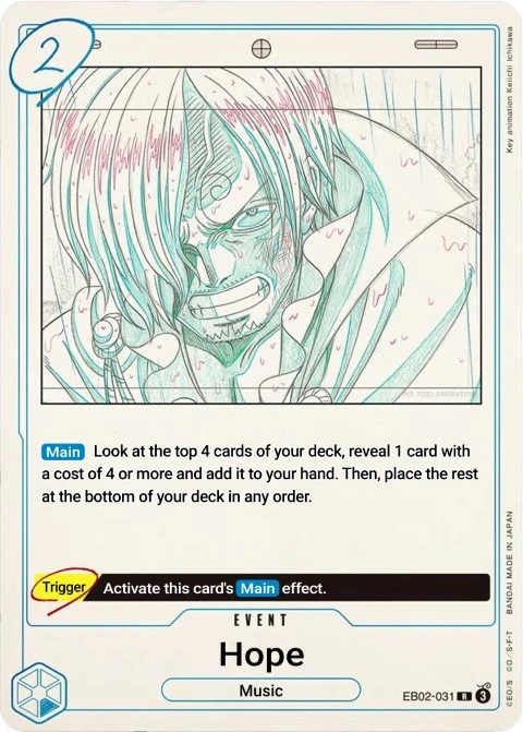 Hope (EB02-031) One Piece Card Game card