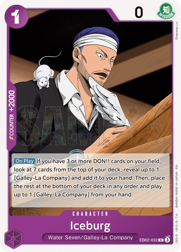 Iceburg (EB02-032) One Piece Card Game card