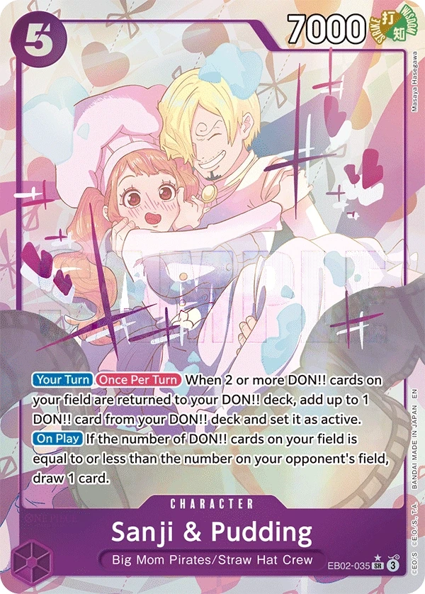 Sanji & Pudding (EB02-035_p1) Alt Art version