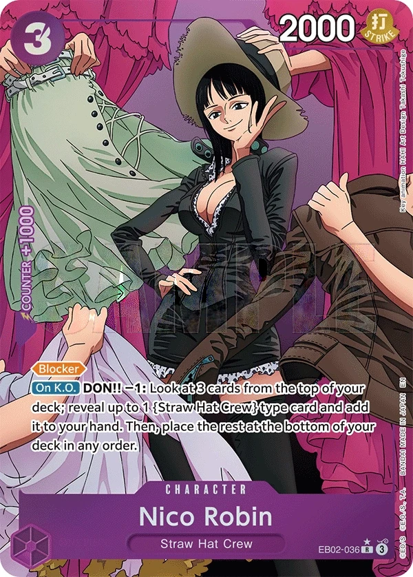 Nico Robin (EB02-036_p1) Alt Art One Piece card