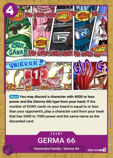 GERMA 66 (EB02-039) One Piece Card Game card