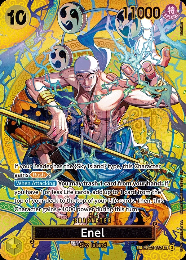 Enel (EB02-052_p2) SP One Piece card