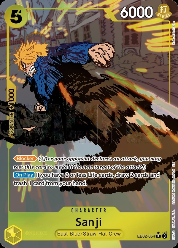 Sanji (EB02-054_p1) Alt Art version