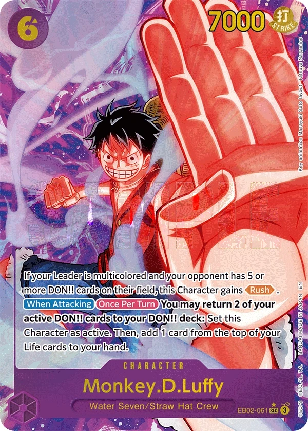 Monkey.D.Luffy (EB02-061_p1) Alt Art One Piece card