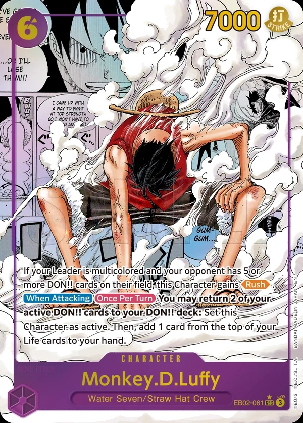 Monkey.D.Luffy (EB02-061_p2) Alt Art One Piece card