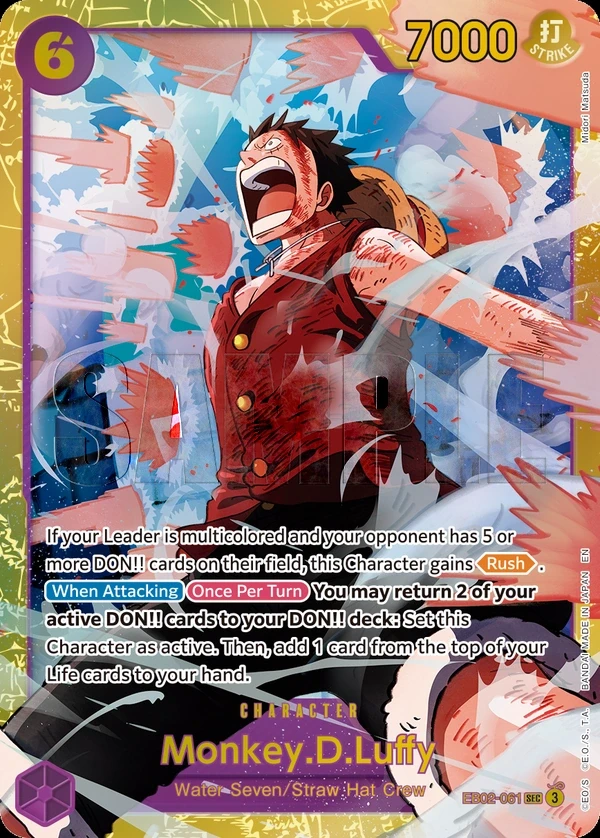Monkey.D.Luffy (EB02-061_r1) Reprint One Piece card