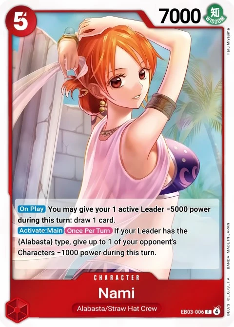 Nami (EB03-006) One Piece Card Game card