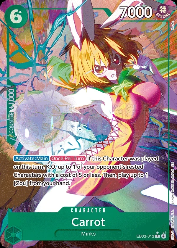 Carrot (EB03-013_p1) Alt Art One Piece card