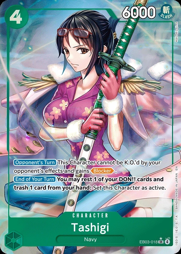 Tashigi (EB03-018_p1) Alt Art One Piece card