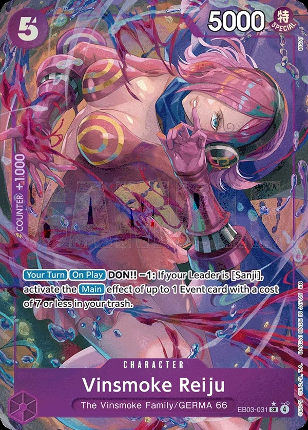 Vinsmoke Reiju (EB03-031_p1) Alt Art version