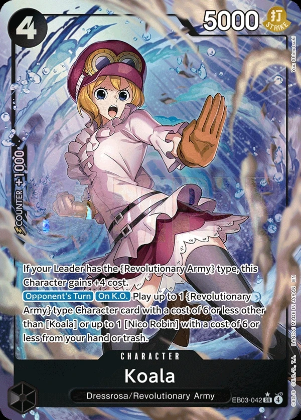 Koala (EB03-042_p1) Alt Art One Piece card