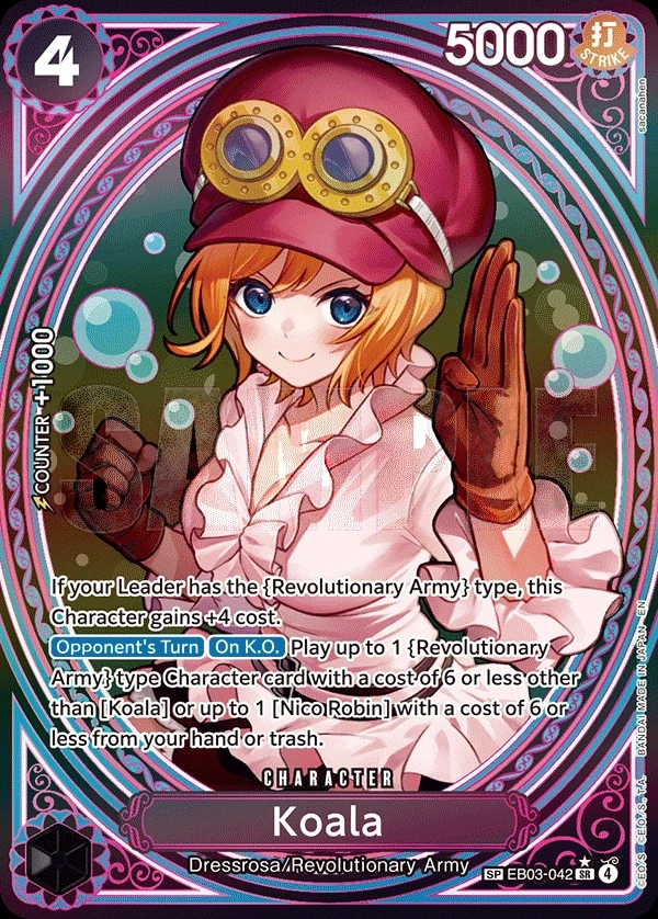 Koala (EB03-042_p2) SP One Piece card