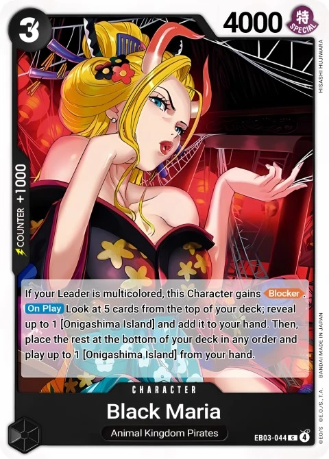 Black Maria (EB03-044) One Piece Card Game card