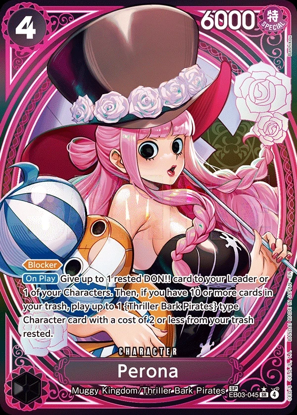 Perona (EB03-045_p2) SP One Piece card