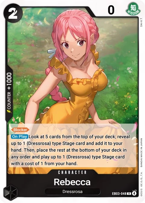 Rebecca (EB03-048) One Piece Card Game card