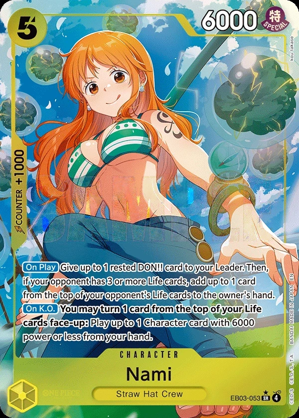 Nami (EB03-053_p1) Alt Art One Piece card