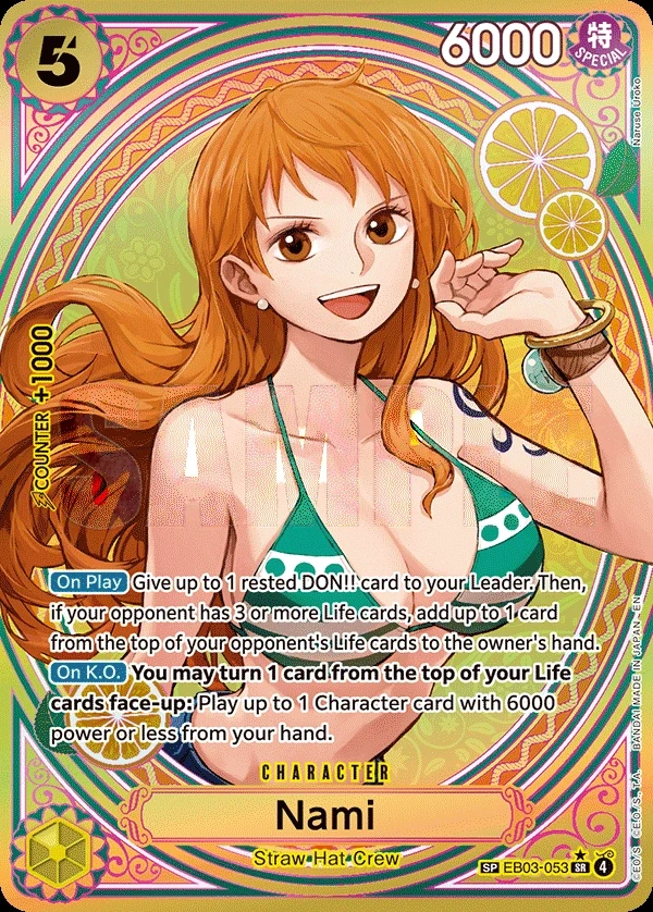 Nami (EB03-053_p2) SP One Piece card