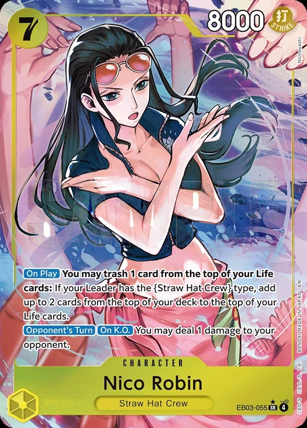 Nico Robin (EB03-055_p1) Alt Art One Piece card