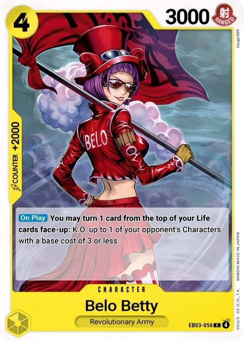 Belo Betty (EB03-056) One Piece card