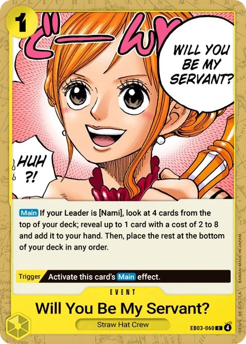 Will You Be My Servant? (EB03-060) One Piece card