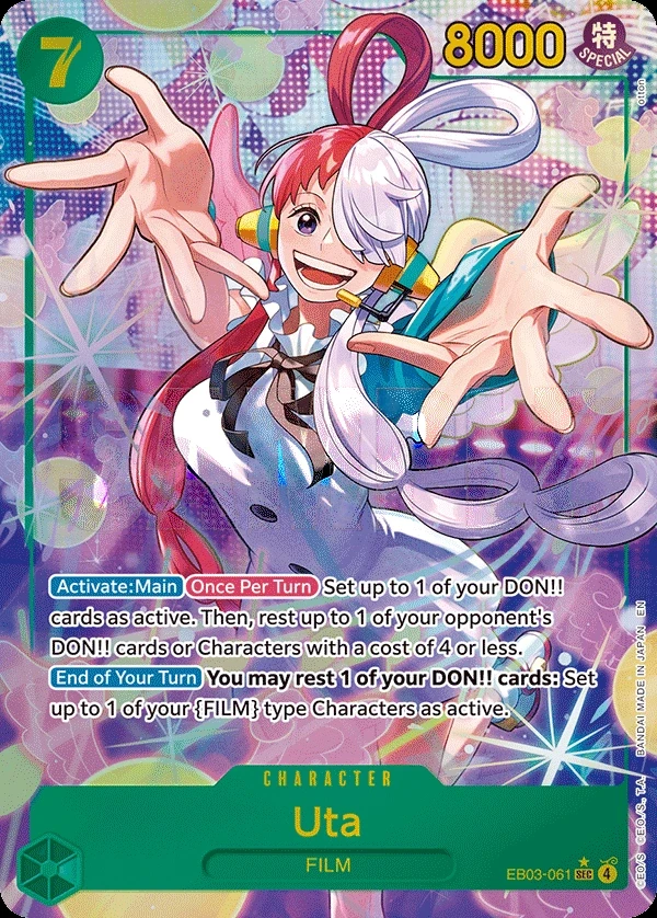 Uta (EB03-061_p1) Alt Art One Piece card