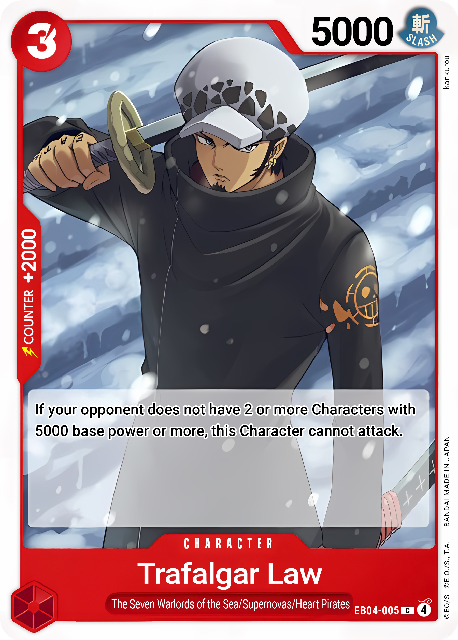 Trafalgar Law (EB04-005) One Piece Card Game card