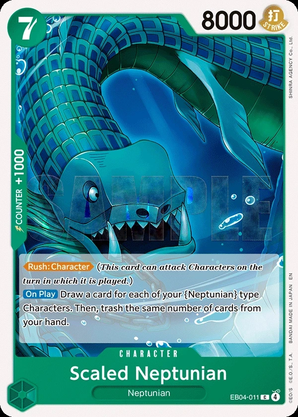 Scaled Neptunian (EB04-011) One Piece card