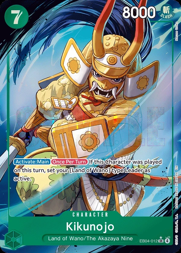 Kikunojo (EB04-012_p1) Alt Art One Piece card
