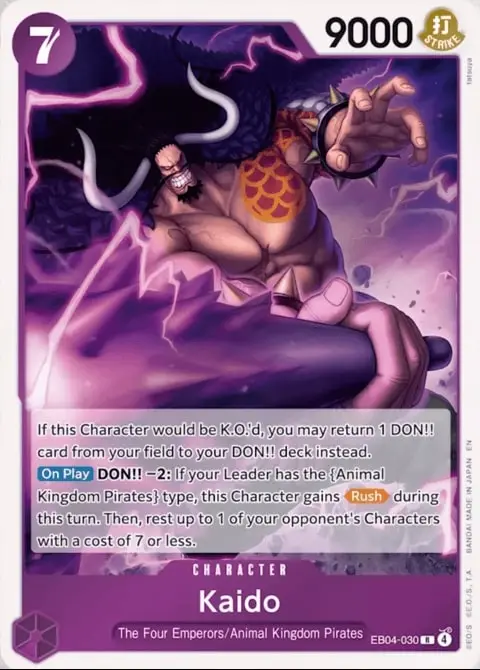 Kaido (EB04-030) One Piece Card Game card