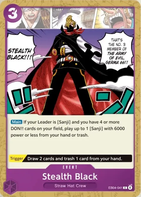 Stealth Black (EB04-041) One Piece card