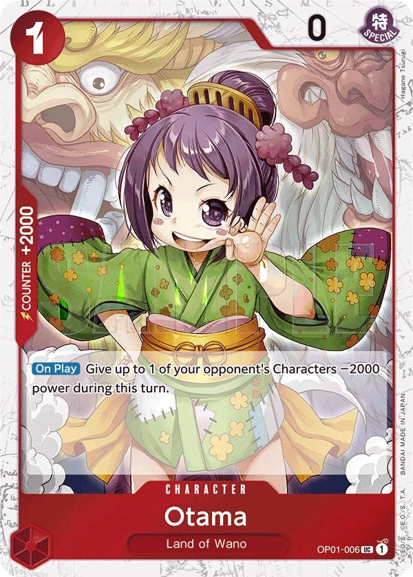 Otama (OP01-006_p3) Alt Art One Piece card