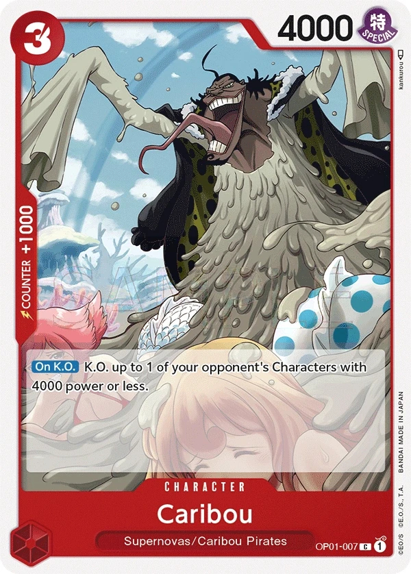 Caribou (OP01-007) One Piece card