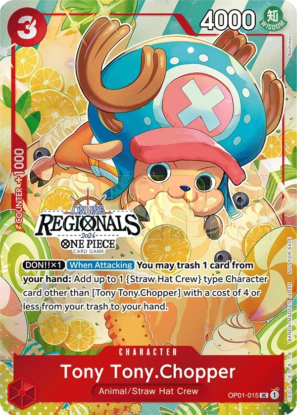 Tony Tony.Chopper (OP01-015_p1) Alt Art One Piece card