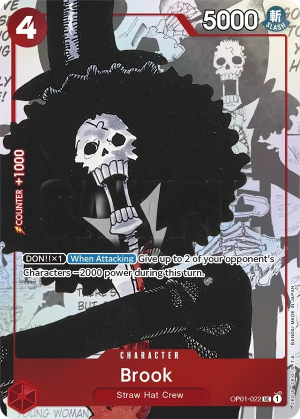 Brook (OP01-022_p1) Alt Art One Piece card